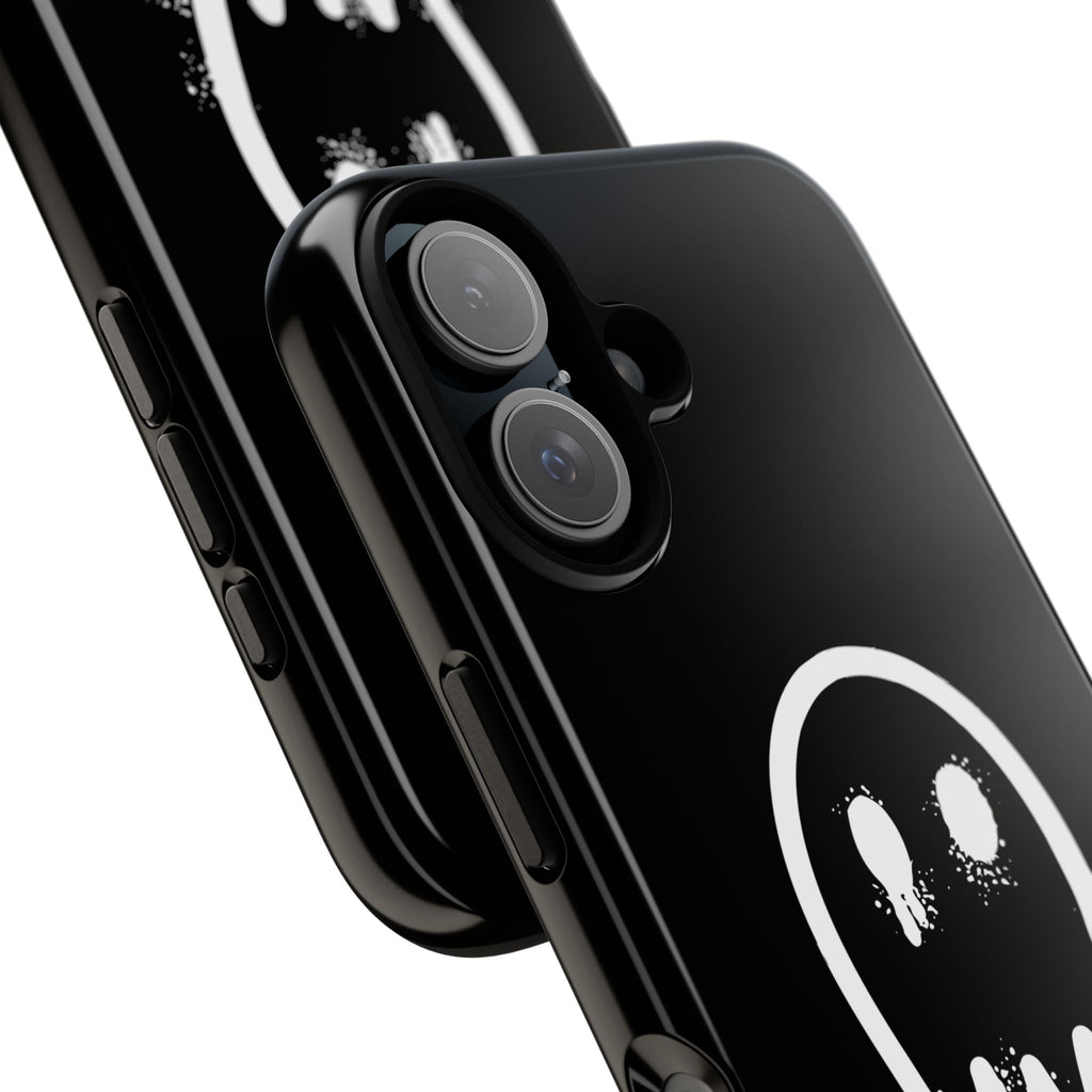 Unbothered Ghost phone case | Black spooky graphic iPhone cover