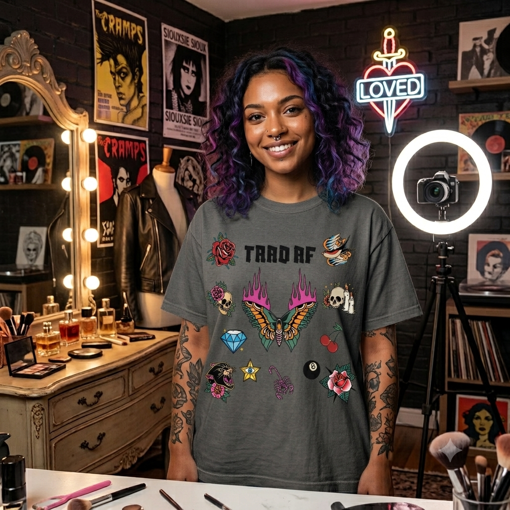 Traditional Tattoo Flash T-shirt | Trad AF