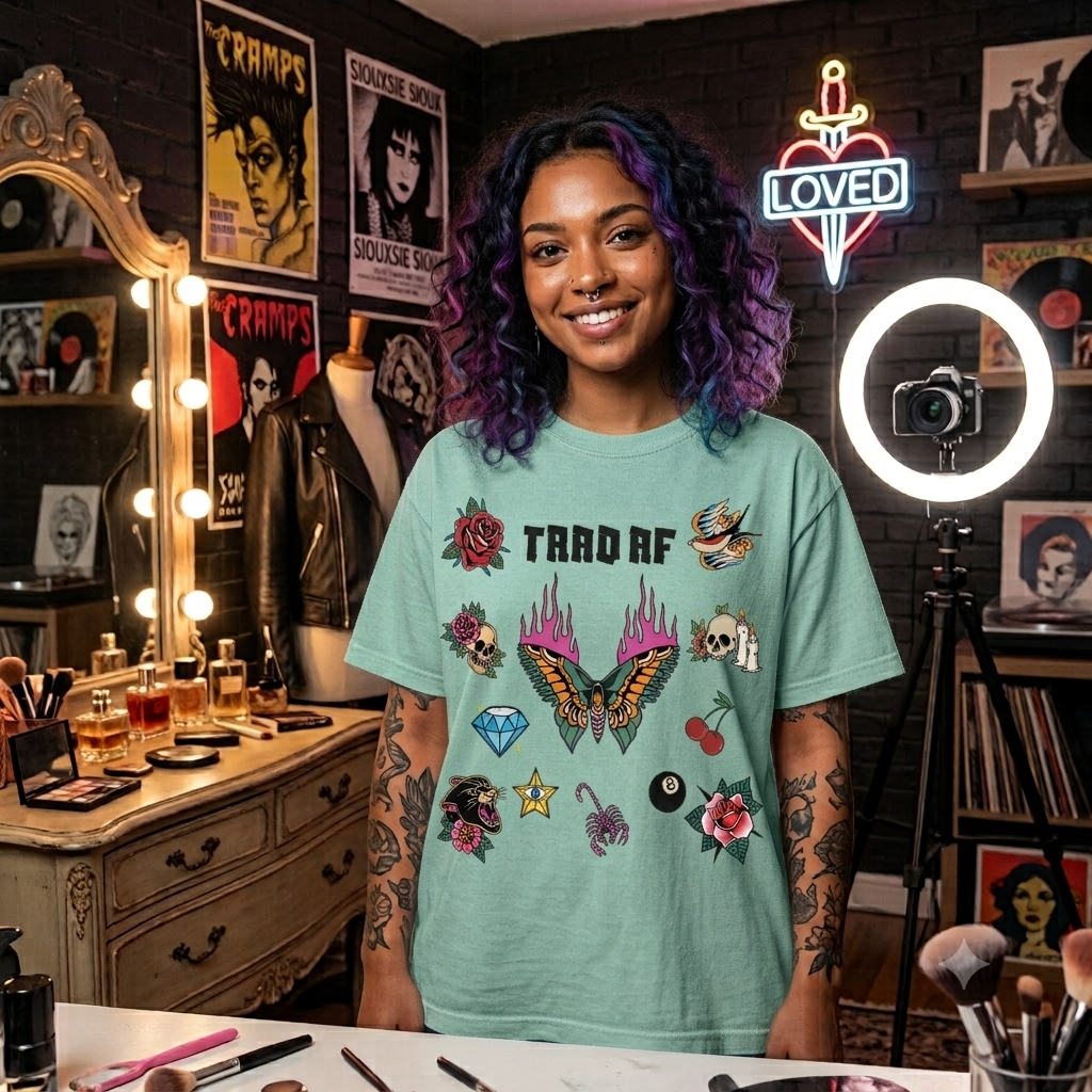 Traditional Tattoo Flash T-shirt | Trad AF