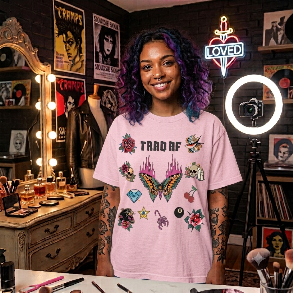 Traditional Tattoo Flash T-shirt | Trad AF