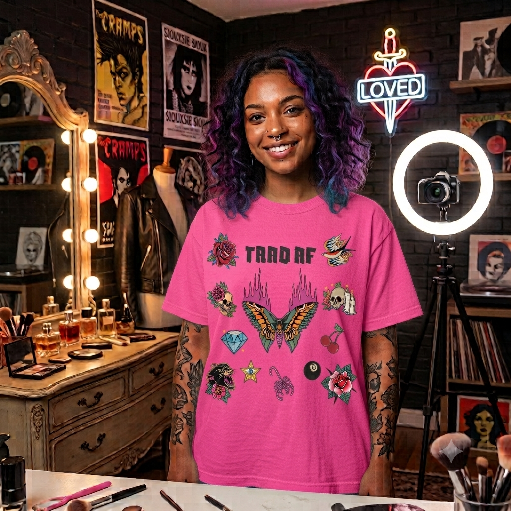 Traditional Tattoo Flash T-shirt | Trad AF